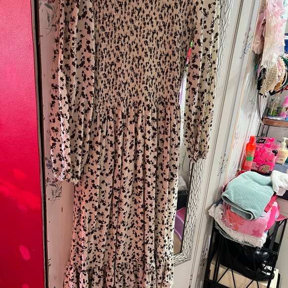 Floral Long Sleeve Maxi Dress - Picture 6 of 7